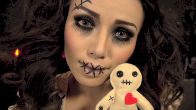 Stitched Doll Makeup
